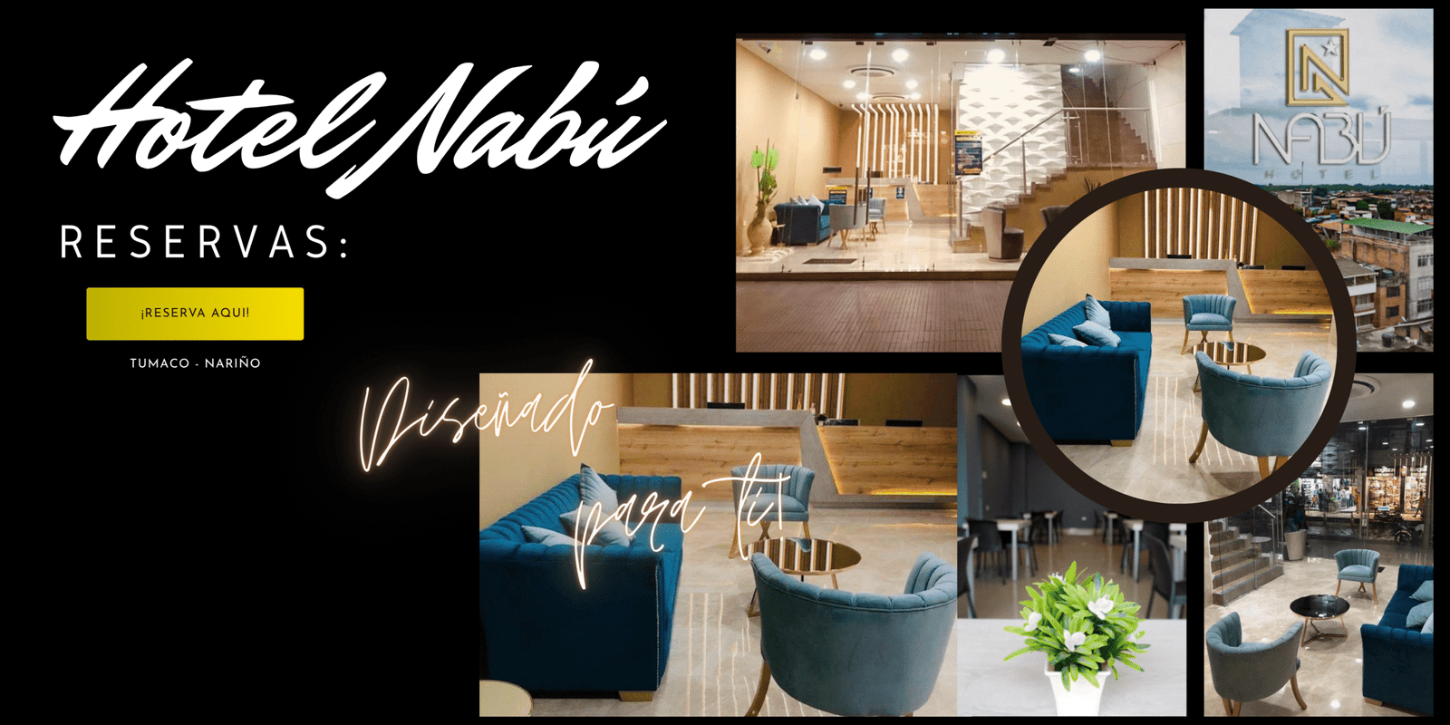 Banner viajes ilustrado azul